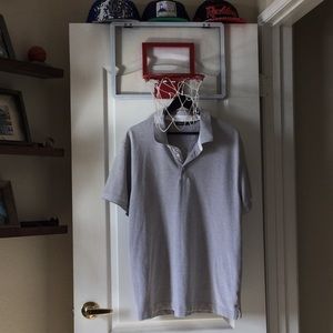 Claiborne Light Grey Polo T-shirt Size XXL